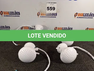 LOTE 559 - 05 CHUVEIROS ELÉTRICOS MARCAS E MODELOS DIVERSOS. (NO ESTADO) ATENÇÃO! FAZER A VISITAÇÃO ANTES DE ARREMATAR, NÃO SABEMOS SE FUNCIONA. LEILÃO NÃO TEM GARANTIA E NEM DEVOLUÇÃO, SUJEITO A POSSÍVEIS AVARIAS VISÍVEIS/OCULTAS E/OU AUSÊNCIA DE COMPONENTES.