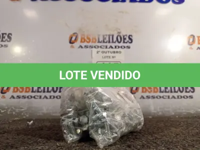 LOTE 415 - 01 KIT DE PARAFUSOS SEXTAVADOS (NO ESTADO) ATENÇÃO! FAZER A VISITAÇÃO ANTES DE ARREMATAR, NÃO SABEMOS SE FUNCIONA. LEILÃO NÃO TEM GARANTIA E NEM DEVOLUÇÃO, SUJEITO A POSSÍVEIS AVARIAS VISÍVEIS/OCULTAS E/OU AUSÊNCIA DE COMPONENTES.