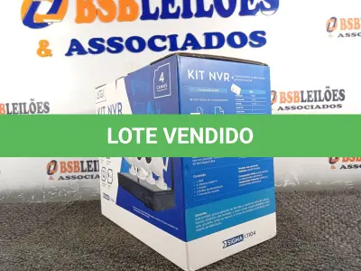LOTE 377 - 01 KIT NVR CONTENDO: 01 GRAVADOR DIGITAL DE VÍDEO EM REDE E 04 CÂMERAS BULLET IP. (NO ESTADO) ATENÇÃO! FAZER A VISITAÇÃO ANTES DE ARREMATAR, NÃO SABEMOS SE FUNCIONA. LEILÃO NÃO TEM GARANTIA E NEM DEVOLUÇÃO, SUJEITO A POSSÍVEIS AVARIAS VISÍVEIS/OCULTAS E/OU AUSÊNCIA DE COMPONENTES.