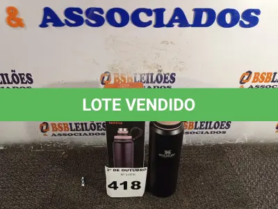LOTE 418 - 01 GARRAFA TÉRMICA 800ML. (NO ESTADO) ATENÇÃO! FAZER A VISITAÇÃO ANTES DE ARREMATAR, NÃO SABEMOS SE FUNCIONA. LEILÃO NÃO TEM GARANTIA E NEM DEVOLUÇÃO, SUJEITO A POSSÍVEIS AVARIAS VISÍVEIS/OCULTAS E/OU AUSÊNCIA DE COMPONENTES.