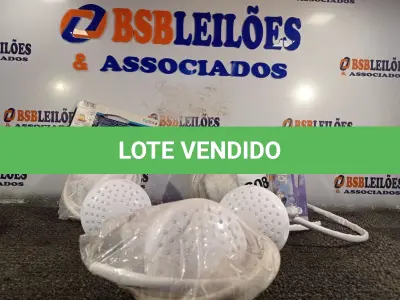 LOTE 608 - 05 CHUVEIROS ELÉTRICOS MARCAS E MODELOS DIVERSOS. (NO ESTADO) ATENÇÃO! FAZER A VISITAÇÃO ANTES DE ARREMATAR, NÃO SABEMOS SE FUNCIONA. LEILÃO NÃO TEM GARANTIA E NEM DEVOLUÇÃO, SUJEITO A POSSÍVEIS AVARIAS VISÍVEIS/OCULTAS E/OU AUSÊNCIA DE COMPONENTES.