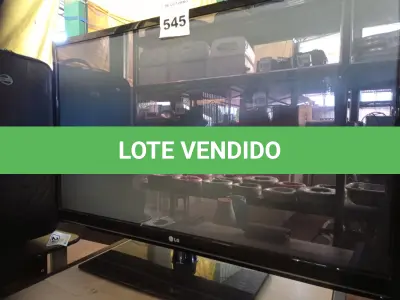 LOTE 545 - 01 TV LG 50” POL. (NO ESTADO) ATENÇÃO! FAZER A VISITAÇÃO ANTES DE ARREMATAR, NÃO SABEMOS SE FUNCIONA. LEILÃO NÃO TEM GARANTIA E NEM DEVOLUÇÃO, SUJEITO A POSSÍVEIS AVARIAS VISÍVEIS/OCULTAS E/OU AUSÊNCIA DE COMPONENTES.