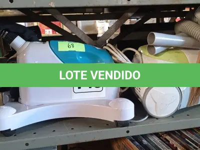LOTE 149 - 01 FERRO A VAPOR E 01 ASPIRADOR DE PÓ MARCAS E MODELOS DIVERSOS. (NO ESTADO) ATENÇÃO! FAZER A VISITAÇÃO ANTES DE ARREMATAR, NÃO SABEMOS SE FUNCIONA. LEILÃO NÃO TEM GARANTIA E NEM DEVOLUÇÃO, SUJEITO A POSSÍVEIS AVARIAS VISÍVEIS/OCULTAS E/OU AUSÊNCIA DE COMPONENTES.