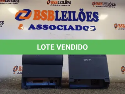 LOTE 113 - 02 IMPRESSORAS DE CUPOM NÃO FISCAL MARCAS EPSON. (NO ESTADO) ATENÇÃO! FAZER A VISITAÇÃO ANTES DE ARREMATAR, NÃO SABEMOS SE FUNCIONA. LEILÃO NÃO TEM GARANTIA E NEM DEVOLUÇÃO, SUJEITO A POSSÍVEIS AVARIAS VISÍVEIS/OCULTAS E/OU AUSÊNCIA DE COMPONENTES.