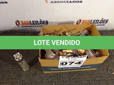 LOTE 074 - 01 LOTE COM INSTRUMENTAIS ODONTOLÓGICOS.  (NO ESTADO) ATENÇÃO! FAZER A VISITAÇÃO ANTES DE ARREMATAR, NÃO SABEMOS SE FUNCIONA. LEILÃO NÃO TEM GARANTIA E NEM DEVOLUÇÃO, SUJEITO A POSSÍVEIS AVARIAS VISÍVEIS/OCULTAS E/OU AUSÊNCIA DE COMPONENTES.