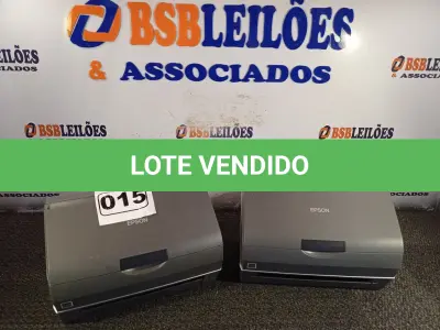 LOTE 015 - 02 SCANNERS MARCAS EPSON SENDO 01 COM FONTE. (NO ESTADO) ATENÇÃO! FAZER A VISITAÇÃO ANTES DE ARREMATAR, NÃO SABEMOS SE FUNCIONA. LEILÃO NÃO TEM GARANTIA E NEM DEVOLUÇÃO, SUJEITO A POSSÍVEIS AVARIAS VISÍVEIS/OCULTAS E/OU AUSÊNCIA DE COMPONENTES.