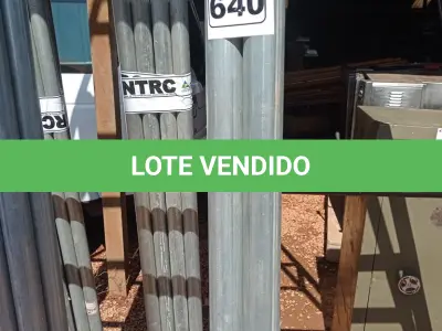 LOTE 640 - 03 ELETRODUTOS GALVANIZADOS DE 2”. (NO ESTADO) ATENÇÃO! FAZER A VISITAÇÃO ANTES DE ARREMATAR, NÃO SABEMOS SE FUNCIONA. LEILÃO NÃO TEM GARANTIA E NEM DEVOLUÇÃO, SUJEITO A POSSÍVEIS AVARIAS VISÍVEIS/OCULTAS E/OU AUSÊNCIA DE COMPONENTES.