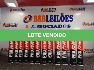 LOTE 082 - 12 TUBOS DE ADESIVO SELANTE PU40. (NO ESTADO) ATENÇÃO! FAZER A VISITAÇÃO ANTES DE ARREMATAR, NÃO SABEMOS SE FUNCIONA. LEILÃO NÃO TEM GARANTIA E NEM DEVOLUÇÃO, SUJEITO A POSSÍVEIS AVARIAS VISÍVEIS/OCULTAS E/OU AUSÊNCIA DE COMPONENTES.