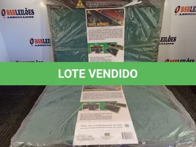 LOTE 152 - 02 TAPETES ANTIVÍRUS. (NO ESTADO) ATENÇÃO! FAZER A VISITAÇÃO ANTES DE ARREMATAR, NÃO SABEMOS SE FUNCIONA. LEILÃO NÃO TEM GARANTIA E NEM DEVOLUÇÃO, SUJEITO A POSSÍVEIS AVARIAS VISÍVEIS/OCULTAS E/OU AUSÊNCIA DE COMPONENTES.