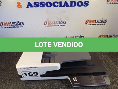 LOTE 169 - 01 SCANER MARCA HP. (NO ESTADO) ATENÇÃO! FAZER A VISITAÇÃO ANTES DE ARREMATAR, NÃO SABEMOS SE FUNCIONA. LEILÃO NÃO TEM GARANTIA E NEM DEVOLUÇÃO, SUJEITO A POSSÍVEIS AVARIAS VISÍVEIS/OCULTAS E/OU AUSÊNCIA DE COMPONENTES.