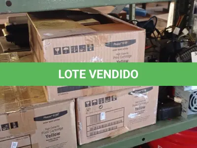 LOTE 127 - 03 TONNERS XEROX PHASER 6180 AMARELO E VÁRIAS FONTES MARCAS E MODELOS DIVERSOS. (NO ESTADO) ATENÇÃO! FAZER A VISITAÇÃO ANTES DE ARREMATAR, NÃO SABEMOS SE FUNCIONA. LEILÃO NÃO TEM GARANTIA E NEM DEVOLUÇÃO, SUJEITO A POSSÍVEIS AVARIAS VISÍVEIS/OCULTAS E/OU AUSÊNCIA DE COMPONENTES.