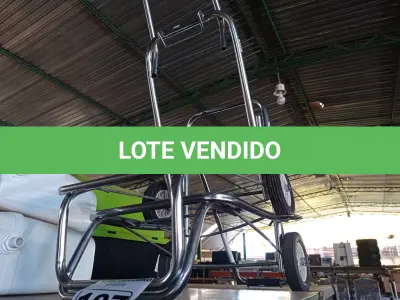 LOTE 107 - 02 CARRINHOS PARA TRANSPORTE DE CARGAS. (NO ESTADO) ATENÇÃO! FAZER A VISITAÇÃO ANTES DE ARREMATAR, NÃO SABEMOS SE FUNCIONA. LEILÃO NÃO TEM GARANTIA E NEM DEVOLUÇÃO, SUJEITO A POSSÍVEIS AVARIAS VISÍVEIS/OCULTAS E/OU AUSÊNCIA DE COMPONENTES.