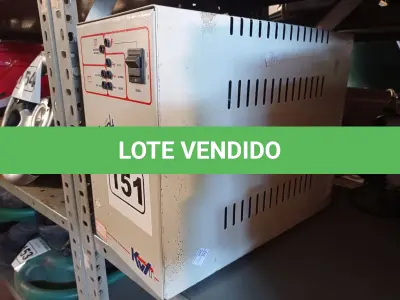 LOTE 151 - 01 NOBREAK. (NO ESTADO) ATENÇÃO! FAZER A VISITAÇÃO ANTES DE ARREMATAR, NÃO SABEMOS SE FUNCIONA. LEILÃO NÃO TEM GARANTIA E NEM DEVOLUÇÃO, SUJEITO A POSSÍVEIS AVARIAS VISÍVEIS/OCULTAS E/OU AUSÊNCIA DE COMPONENTES.