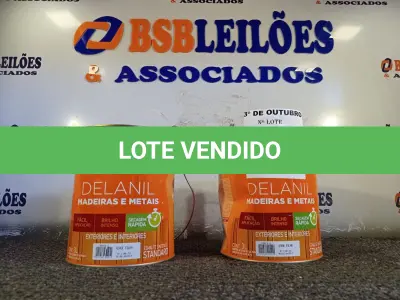 LOTE 111 - 02 GALÕES DE ESMALTE IQUINE MADEIRA E METAIS 3,6L NAS CORES VERDE FOLHA. (NO ESTADO) ATENÇÃO! FAZER A VISITAÇÃO ANTES DE ARREMATAR, NÃO SABEMOS SE FUNCIONA. LEILÃO NÃO TEM GARANTIA E NEM DEVOLUÇÃO, SUJEITO A POSSÍVEIS AVARIAS VISÍVEIS/OCULTAS E/OU AUSÊNCIA DE COMPONENTES.