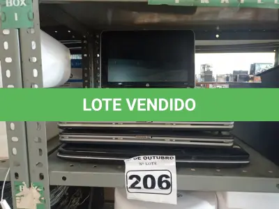 LOTE 206 - 03 NOTEBOOK’S E 01 NETBOOK MARCAS E MODELOS DIVERSOS PARA RETIRADA DE PEÇAS. (NO ESTADO) ATENÇÃO! FAZER A VISITAÇÃO ANTES DE ARREMATAR, NÃO SABEMOS SE FUNCIONA. LEILÃO NÃO TEM GARANTIA E NEM DEVOLUÇÃO, SUJEITO A POSSÍVEIS AVARIAS VISÍVEIS/OCULTAS E/OU AUSÊNCIA DE COMPONENTES.