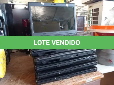LOTE 094 - 06 NOTEBOOK’S MARCAS E MODELOS DIVERSOS PARA RETIRADA DE PEÇAS. (NO ESTADO) ATENÇÃO! FAZER A VISITAÇÃO ANTES DE ARREMATAR, NÃO SABEMOS SE FUNCIONA. LEILÃO NÃO TEM GARANTIA E NEM DEVOLUÇÃO, SUJEITO A POSSÍVEIS AVARIAS VISÍVEIS/OCULTAS E/OU AUSÊNCIA DE COMPONENTES.