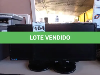 LOTE 104 - 10 MONITORES MARCAS E MODELOS DIVERSOS PARA RETIRADA DE PEÇAS. (NO ESTADO) ATENÇÃO! FAZER A VISITAÇÃO ANTES DE ARREMATAR, NÃO SABEMOS SE FUNCIONA. LEILÃO NÃO TEM GARANTIA E NEM DEVOLUÇÃO, SUJEITO A POSSÍVEIS AVARIAS VISÍVEIS/OCULTAS E/OU AUSÊNCIA DE COMPONENTES.