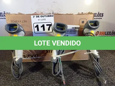 LOTE 117 - 01 LOTE COM VÁRIOS LEITORES DE CÓDIGO DE BARRAS MARCAS E MODELOS DIVERSOS. (NO ESTADO) ATENÇÃO! FAZER A VISITAÇÃO ANTES DE ARREMATAR, NÃO SABEMOS SE FUNCIONA. LEILÃO NÃO TEM GARANTIA E NEM DEVOLUÇÃO, SUJEITO A POSSÍVEIS AVARIAS VISÍVEIS/OCULTAS E/OU AUSÊNCIA DE COMPONENTES.
