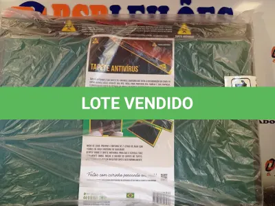 LOTE 178 - 02 TAPETES ANTIVÍRUS. (NO ESTADO) ATENÇÃO! FAZER A VISITAÇÃO ANTES DE ARREMATAR, NÃO SABEMOS SE FUNCIONA. LEILÃO NÃO TEM GARANTIA E NEM DEVOLUÇÃO, SUJEITO A POSSÍVEIS AVARIAS VISÍVEIS/OCULTAS E/OU AUSÊNCIA DE COMPONENTES.