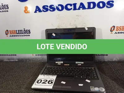 LOTE 026 - 01 NOTEBOOK MARCA VECTOR. (NO ESTADO) ATENÇÃO! FAZER A VISITAÇÃO ANTES DE ARREMATAR, NÃO SABEMOS SE FUNCIONA. LEILÃO NÃO TEM GARANTIA E NEM DEVOLUÇÃO, SUJEITO A POSSÍVEIS AVARIAS VISÍVEIS/OCULTAS E/OU AUSÊNCIA DE COMPONENTES.