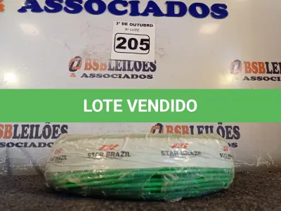 LOTE 205 - 01 ROLO DE CABO FLEXÍVEL 100M 1X 4MM NA COR VERDE(NOVO). (NO ESTADO) ATENÇÃO! FAZER A VISITAÇÃO ANTES DE ARREMATAR, NÃO SABEMOS SE FUNCIONA. LEILÃO NÃO TEM GARANTIA E NEM DEVOLUÇÃO, SUJEITO A POSSÍVEIS AVARIAS VISÍVEIS/OCULTAS E/OU AUSÊNCIA DE COMPONENTES.
