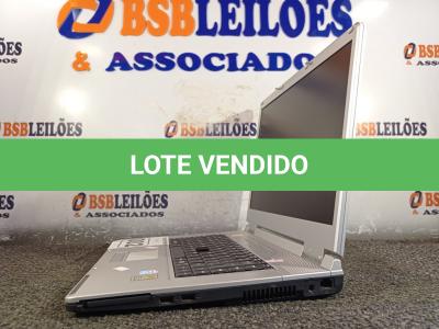 LOTE 002 - 01 NOTEBOOK MARCA ITAUTEC. (NO ESTADO) ATENÇÃO! FAZER A VISITAÇÃO ANTES DE ARREMATAR, NÃO SABEMOS SE FUNCIONA. LEILÃO NÃO TEM GARANTIA E NEM DEVOLUÇÃO, SUJEITO A POSSÍVEIS AVARIAS VISÍVEIS/OCULTAS E/OU AUSÊNCIA DE COMPONENTES.