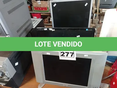 LOTE 277 - 07 MONITORES MARCAS E MODELOS DIVERSOS PARA RETIRADA DE PEÇAS. (NO ESTADO) ATENÇÃO! FAZER A VISITAÇÃO ANTES DE ARREMATAR, NÃO SABEMOS SE FUNCIONA. LEILÃO NÃO TEM GARANTIA E NEM DEVOLUÇÃO, SUJEITO A POSSÍVEIS AVARIAS VISÍVEIS/OCULTAS E/OU AUSÊNCIA DE COMPONENTES.