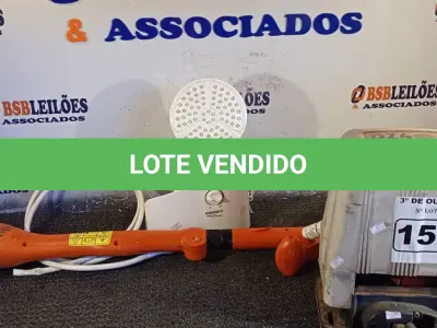 LOTE 159 - 01 MOTOR PARA PORTÃO, 01 CHUVEIRO E 01 CORTADOR DE GRAMA ELÉTRICO. (NO ESTADO) ATENÇÃO! FAZER A VISITAÇÃO ANTES DE ARREMATAR, NÃO SABEMOS SE FUNCIONA. LEILÃO NÃO TEM GARANTIA E NEM DEVOLUÇÃO, SUJEITO A POSSÍVEIS AVARIAS VISÍVEIS/OCULTAS E/OU AUSÊNCIA DE COMPONENTES.