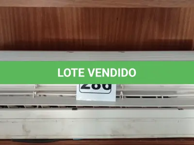LOTE 286 - 01 EVAPORADORA MARCA GREE. (NO ESTADO) ATENÇÃO! FAZER A VISITAÇÃO ANTES DE ARREMATAR, NÃO SABEMOS SE FUNCIONA. LEILÃO NÃO TEM GARANTIA E NEM DEVOLUÇÃO, SUJEITO A POSSÍVEIS AVARIAS VISÍVEIS/OCULTAS E/OU AUSÊNCIA DE COMPONENTES.