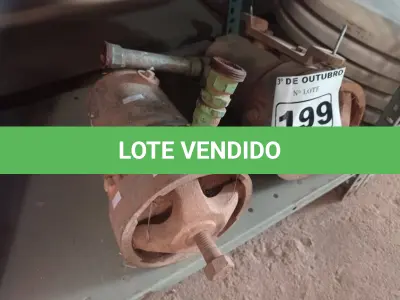 LOTE 199 - 02 BOMBAS D’AGUA. (NO ESTADO) ATENÇÃO! FAZER A VISITAÇÃO ANTES DE ARREMATAR, NÃO SABEMOS SE FUNCIONA. LEILÃO NÃO TEM GARANTIA E NEM DEVOLUÇÃO, SUJEITO A POSSÍVEIS AVARIAS VISÍVEIS/OCULTAS E/OU AUSÊNCIA DE COMPONENTES.
