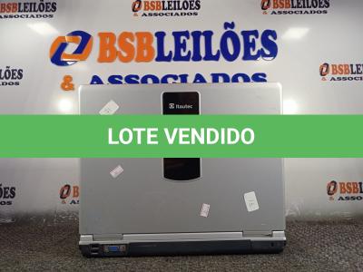 LOTE 002 - 01 NOTEBOOK MARCA ITAUTEC. (NO ESTADO) ATENÇÃO! FAZER A VISITAÇÃO ANTES DE ARREMATAR, NÃO SABEMOS SE FUNCIONA. LEILÃO NÃO TEM GARANTIA E NEM DEVOLUÇÃO, SUJEITO A POSSÍVEIS AVARIAS VISÍVEIS/OCULTAS E/OU AUSÊNCIA DE COMPONENTES.