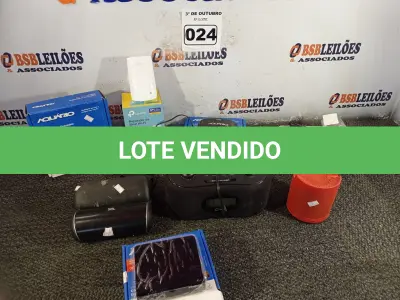 LOTE 024 - 03 CONVERSORES, 01 REPETIDOR DE SINAL, 01 MODEM D’LINK, 01 RADIO RELÓGIO E 02 CAIXINHAS DE SOM BLUETOOTH. (NO ESTADO) ATENÇÃO! FAZER A VISITAÇÃO ANTES DE ARREMATAR, NÃO SABEMOS SE FUNCIONA. LEILÃO NÃO TEM GARANTIA E NEM DEVOLUÇÃO, SUJEITO A POSSÍVEIS AVARIAS VISÍVEIS/OCULTAS E/OU AUSÊNCIA DE COMPONENTES.