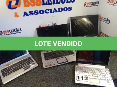 LOTE 112 - 03 NOTEBOOK’S E 01 NETBOOK MARCAS E MODELOS DIVERSOS PARA RETIRADA DE PEÇAS. (NO ESTADO) ATENÇÃO! FAZER A VISITAÇÃO ANTES DE ARREMATAR, NÃO SABEMOS SE FUNCIONA. LEILÃO NÃO TEM GARANTIA E NEM DEVOLUÇÃO, SUJEITO A POSSÍVEIS AVARIAS VISÍVEIS/OCULTAS E/OU AUSÊNCIA DE COMPONENTES.