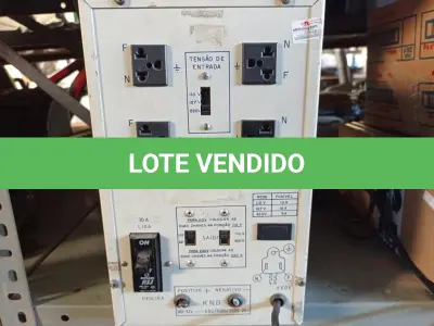 LOTE 151 - 01 NOBREAK. (NO ESTADO) ATENÇÃO! FAZER A VISITAÇÃO ANTES DE ARREMATAR, NÃO SABEMOS SE FUNCIONA. LEILÃO NÃO TEM GARANTIA E NEM DEVOLUÇÃO, SUJEITO A POSSÍVEIS AVARIAS VISÍVEIS/OCULTAS E/OU AUSÊNCIA DE COMPONENTES.