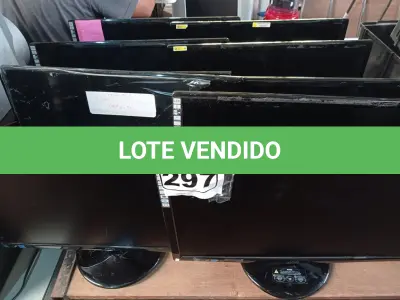 LOTE 297 - 10 MONITORES MARCAS E MODELOS DIVERSOS PARA RETIRADA DE PEÇAS. (NO ESTADO) ATENÇÃO! FAZER A VISITAÇÃO ANTES DE ARREMATAR, NÃO SABEMOS SE FUNCIONA. LEILÃO NÃO TEM GARANTIA E NEM DEVOLUÇÃO, SUJEITO A POSSÍVEIS AVARIAS VISÍVEIS/OCULTAS E/OU AUSÊNCIA DE COMPONENTES.