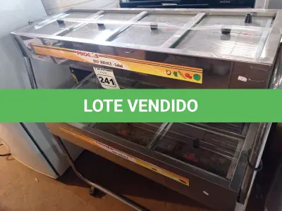 LOTE 241 - 01 BANHO-MARIA MARCA PRÓGAS. (NO ESTADO) ATENÇÃO! FAZER A VISITAÇÃO ANTES DE ARREMATAR, NÃO SABEMOS SE FUNCIONA. LEILÃO NÃO TEM GARANTIA E NEM DEVOLUÇÃO, SUJEITO A POSSÍVEIS AVARIAS VISÍVEIS/OCULTAS E/OU AUSÊNCIA DE COMPONENTES.