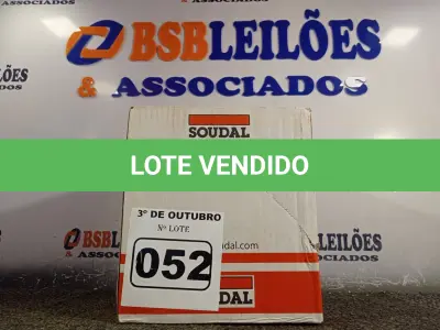 LOTE 052 - 12 TUBOS DE SILICONE NEUTRO PARA CONSTRUÇÃO COR BRANCO 340G. (NO ESTADO) ATENÇÃO! FAZER A VISITAÇÃO ANTES DE ARREMATAR, NÃO SABEMOS SE FUNCIONA. LEILÃO NÃO TEM GARANTIA E NEM DEVOLUÇÃO, SUJEITO A POSSÍVEIS AVARIAS VISÍVEIS/OCULTAS E/OU AUSÊNCIA DE COMPONENTES.