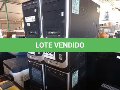 LOTE 096 - 04 CPU’S MARCAS E MODELOS DIVERSOS PARA RETIRADA DE PEÇAS. (NO ESTADO) ATENÇÃO! FAZER A VISITAÇÃO ANTES DE ARREMATAR, NÃO SABEMOS SE FUNCIONA. LEILÃO NÃO TEM GARANTIA E NEM DEVOLUÇÃO, SUJEITO A POSSÍVEIS AVARIAS VISÍVEIS/OCULTAS E/OU AUSÊNCIA DE COMPONENTES.