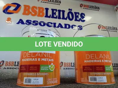 LOTE 168 - 02 GALÕES DE ESMALTE IQUINE MADEIRA E METAIS 3,6L NAS CORES VERMELHO. (NO ESTADO) ATENÇÃO! FAZER A VISITAÇÃO ANTES DE ARREMATAR, NÃO SABEMOS SE FUNCIONA. LEILÃO NÃO TEM GARANTIA E NEM DEVOLUÇÃO, SUJEITO A POSSÍVEIS AVARIAS VISÍVEIS/OCULTAS E/OU AUSÊNCIA DE COMPONENTES.