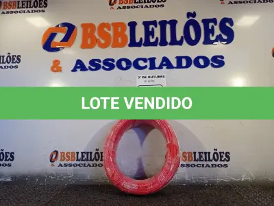 LOTE 165 - 01 ROLO DE CABO FLEXÍVEL 100M 1X 2,5MM NA COR VERMELHA(NOVO). (NO ESTADO) ATENÇÃO! FAZER A VISITAÇÃO ANTES DE ARREMATAR, NÃO SABEMOS SE FUNCIONA. LEILÃO NÃO TEM GARANTIA E NEM DEVOLUÇÃO, SUJEITO A POSSÍVEIS AVARIAS VISÍVEIS/OCULTAS E/OU AUSÊNCIA DE COMPONENTES.