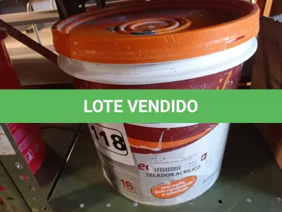 LOTE 118 - 01 BALDE DE SELADOR ACRÍLICO 16L. (NO ESTADO) ATENÇÃO! FAZER A VISITAÇÃO ANTES DE ARREMATAR, NÃO SABEMOS SE FUNCIONA. LEILÃO NÃO TEM GARANTIA E NEM DEVOLUÇÃO, SUJEITO A POSSÍVEIS AVARIAS VISÍVEIS/OCULTAS E/OU AUSÊNCIA DE COMPONENTES.