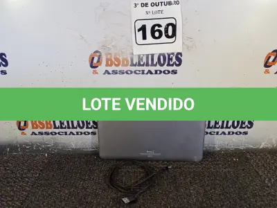 LOTE 160 - 01 TABLET SAMSUNG COM CABO. (NO ESTADO) ATENÇÃO! FAZER A VISITAÇÃO ANTES DE ARREMATAR, NÃO SABEMOS SE FUNCIONA. LEILÃO NÃO TEM GARANTIA E NEM DEVOLUÇÃO, SUJEITO A POSSÍVEIS AVARIAS VISÍVEIS/OCULTAS E/OU AUSÊNCIA DE COMPONENTES.