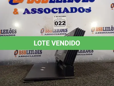 LOTE 022 - 01 EQUIPAMENTO DE ÁUDIO. (NO ESTADO) ATENÇÃO! FAZER A VISITAÇÃO ANTES DE ARREMATAR, NÃO SABEMOS SE FUNCIONA. LEILÃO NÃO TEM GARANTIA E NEM DEVOLUÇÃO, SUJEITO A POSSÍVEIS AVARIAS VISÍVEIS/OCULTAS E/OU AUSÊNCIA DE COMPONENTES.