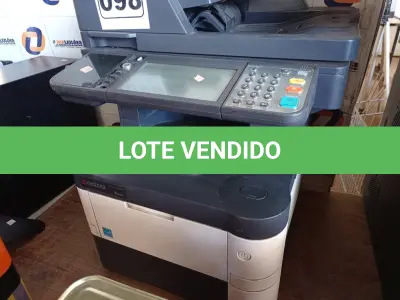 LOTE 098 - 01 IMPRESSORA MULTIFUNCIONAL MARCA KYOCERA MODELO ECOSYS M3040IDN. (NO ESTADO) ATENÇÃO! FAZER A VISITAÇÃO ANTES DE ARREMATAR, NÃO SABEMOS SE FUNCIONA. LEILÃO NÃO TEM GARANTIA E NEM DEVOLUÇÃO, SUJEITO A POSSÍVEIS AVARIAS VISÍVEIS/OCULTAS E/OU AUSÊNCIA DE COMPONENTES.