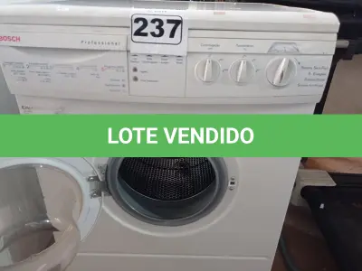 LOTE 237 - 01 LAVADORA BOSCH 220V. (NO ESTADO) ATENÇÃO! FAZER A VISITAÇÃO ANTES DE ARREMATAR, NÃO SABEMOS SE FUNCIONA. LEILÃO NÃO TEM GARANTIA E NEM DEVOLUÇÃO, SUJEITO A POSSÍVEIS AVARIAS VISÍVEIS/OCULTAS E/OU AUSÊNCIA DE COMPONENTES.