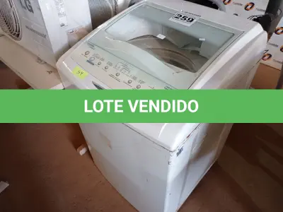 LOTE 259 - 01 LAVADORA MARCA BRASTEMP 220V. (NO ESTADO) ATENÇÃO! FAZER A VISITAÇÃO ANTES DE ARREMATAR, NÃO SABEMOS SE FUNCIONA. LEILÃO NÃO TEM GARANTIA E NEM DEVOLUÇÃO, SUJEITO A POSSÍVEIS AVARIAS VISÍVEIS/OCULTAS E/OU AUSÊNCIA DE COMPONENTES.