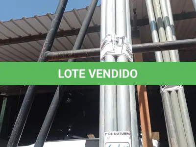 LOTE 642 - 05 ELETRODUTOS GALVANIZADOS DE 1.1/2”. (NO ESTADO) ATENÇÃO! FAZER A VISITAÇÃO ANTES DE ARREMATAR, NÃO SABEMOS SE FUNCIONA. LEILÃO NÃO TEM GARANTIA E NEM DEVOLUÇÃO, SUJEITO A POSSÍVEIS AVARIAS VISÍVEIS/OCULTAS E/OU AUSÊNCIA DE COMPONENTES.