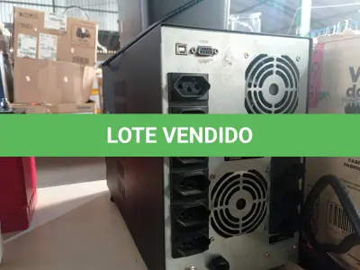 LOTE 306 - 01 FRAGMENTADORA DE PAPEL E 01 NOBREAK SMS 3000VA. (NO ESTADO) ATENÇÃO! FAZER A VISITAÇÃO ANTES DE ARREMATAR, NÃO SABEMOS SE FUNCIONA. LEILÃO NÃO TEM GARANTIA E NEM DEVOLUÇÃO, SUJEITO A POSSÍVEIS AVARIAS VISÍVEIS/OCULTAS E/OU AUSÊNCIA DE COMPONENTES.