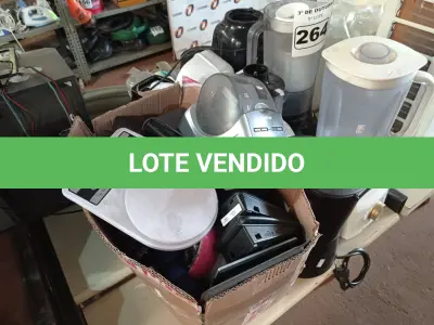 LOTE 264 - 01 LOTE COM MATERIAIS DIVERSOS. (NO ESTADO) ATENÇÃO! FAZER A VISITAÇÃO ANTES DE ARREMATAR, NÃO SABEMOS SE FUNCIONA. LEILÃO NÃO TEM GARANTIA E NEM DEVOLUÇÃO, SUJEITO A POSSÍVEIS AVARIAS VISÍVEIS/OCULTAS E/OU AUSÊNCIA DE COMPONENTES.