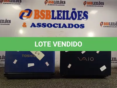 LOTE 008 - 02 NETBOOKS MARCAS E MODELOS DIVERSOS. (NO ESTADO) ATENÇÃO! FAZER A VISITAÇÃO ANTES DE ARREMATAR, NÃO SABEMOS SE FUNCIONA. LEILÃO NÃO TEM GARANTIA E NEM DEVOLUÇÃO, SUJEITO A POSSÍVEIS AVARIAS VISÍVEIS/OCULTAS E/OU AUSÊNCIA DE COMPONENTES.